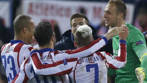 Atletico Madrid lần đầu biết thắng luân lưu ở cúp châu Âu