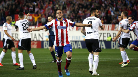 Koke giúp Atletico bay cao Koke giúp Atletico bay cao
