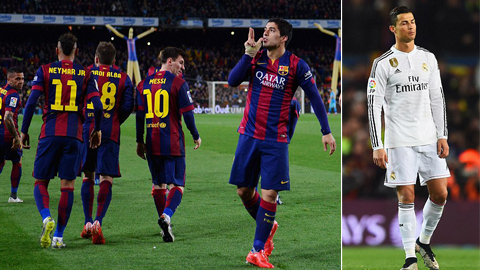 Suarez toả sáng, Barca đã bỏ xa Real 4 điểm Suarez toả sáng, Barca đã bỏ xa Real 4 điểm