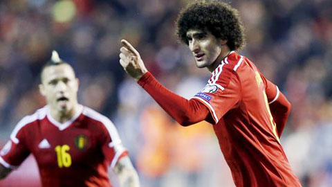 Fellaini lại tỏa sáng ở tuyển Bỉ