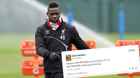 Balotelli tẽn tò vì lỡ trêu tức M.U