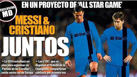 Messi và Ronaldo chung một đội bóng vào năm 2017?