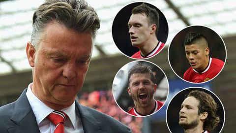 Chờ tài Van Gaal khi M.U vắng cả Carrick, Blind, Jones và Rojo