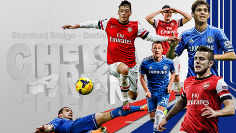 Arsenal vs Chelsea: Đại chiến vắng sao