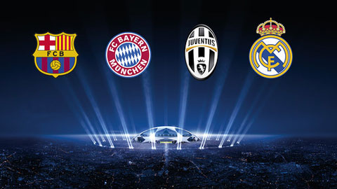 Bán kết Champions League: Tứ đại pháp vương