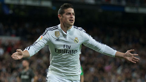 Real không thể sống thiếu James Rodriguez