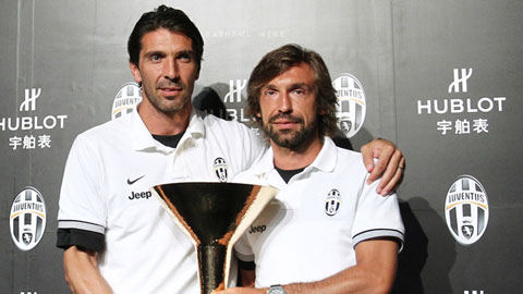 Pirlo và Buffon giành Scudetto thứ sáu: Cựu binh huyền thoại