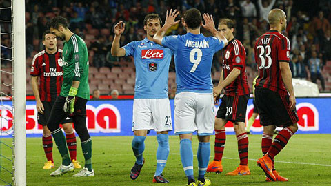 Thua tan tác Napoli 0-3, Milan rơi xuống nửa sau BXH Thua tan tác Napoli 0-3, Milan rơi xuống nửa sau BXH