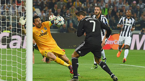 Ronaldo vươn lên dẫn đầu danh sách dội bom ở Champions League