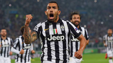 Tevez “thoát xác” cùng Juve