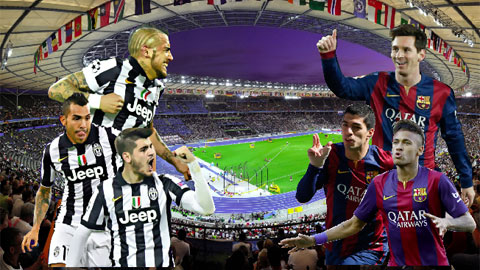 Juventus gặp Barca ở chung kết: Chung mộng 