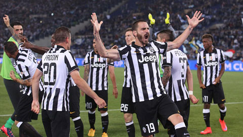 Chiều sâu đội hình giúp Juve tiến gần đến cú ăn ba