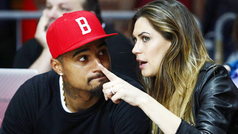 Bênh Boateng, Melissa nguyền rủa Schalke Bênh Boateng, Melissa nguyền rủa Schalke