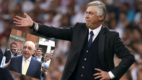 HLV Ancelotti không mặn mà trở lại Milan: Tại cái lưng hay vì chót lưỡi đầu môi?