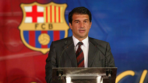 Laporta tái tranh cử ghế chủ tịch Barca