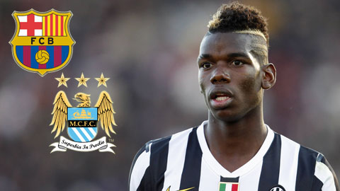 Chỉ còn Barca và Man City trong cuộc đua giành Pogba