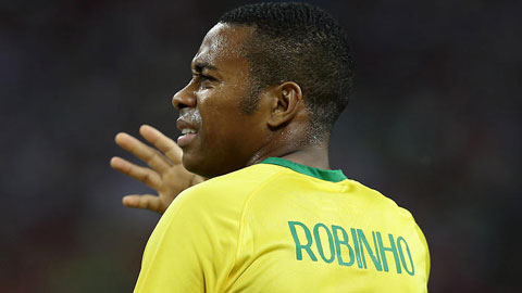 Robinho suy sụp vì không được đá luân lưu 11m