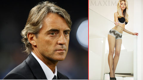 HLV Mancini bỏ vợ theo người mẫu!?