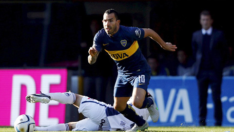 Tevez tỏa sáng ngay trận đầu trở lại Boca Juniors