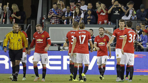 Tân binh Depay ghi bàn, M.U thắng dễ San Jose 3-1