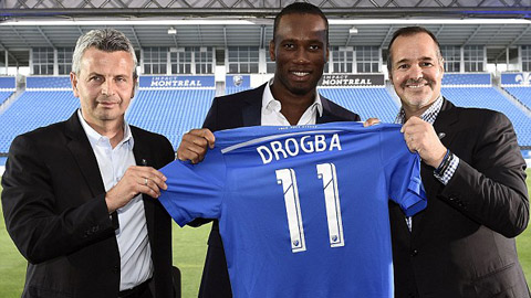 Drogba được NHM Montreal Impact chào đón nổng nhiệt