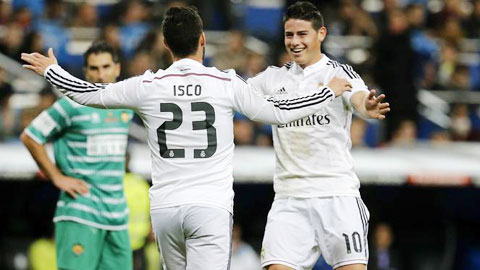 Isco hay James, câu hỏi khó ở Real