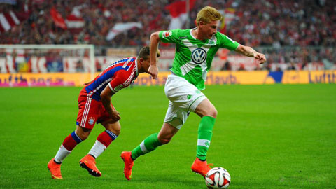 Kevin De Bruyne sẽ chuyển đến Bayern vào Hè 2016?