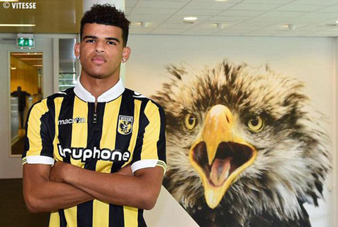 Solanke trong màu áo CLB Vitesse 