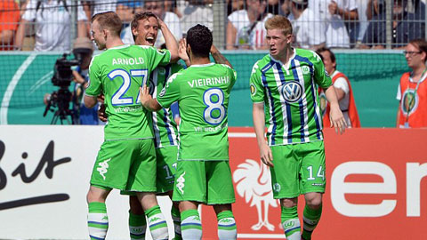 Vòng 1 cúp QG Đức: Wolfsburg, Leverkusen, Schalke đại thắng