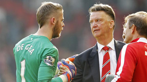 HLV Van Gaal cắt đứt liên lạc với De Gea