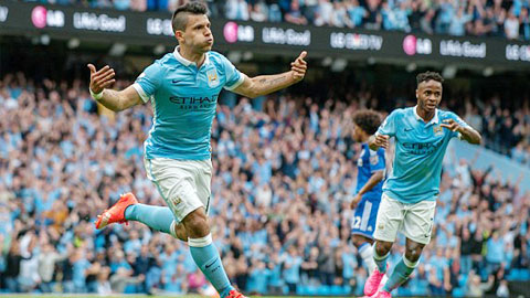 Chấm điểm cầu thủ Man City trận gặp Chelsea: Silva và Aguero rực sáng