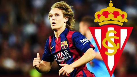 Halilovic chia tay Barca gia nhập Gijon