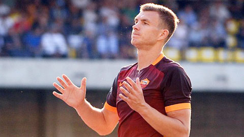 Dzeko ra mắt Roma: Hay nhưng chưa may