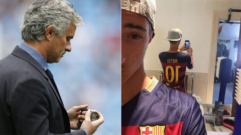 Bóng đá - Con trai Mourinho là fan cuồng... Messi