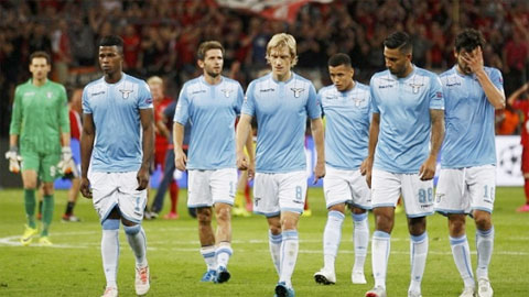 Lazio bị loại khỏi Champions League: Cú đấm đau dành cho Serie A