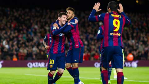 Barca: M-S-N tái xuất, mọi rắc rối biến mất