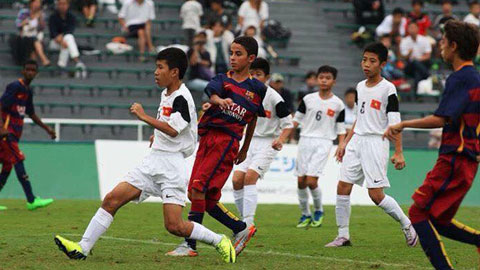 Bóng đá - Ghi bàn vào lưới U12 Barcelona, U12 Viettel xếp hạng 4 giải trẻ tại Nhật Bản