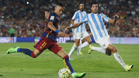 Neymar, mắt xích yếu của hàng công Barca