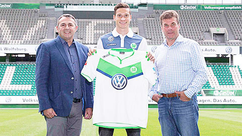 Tại Wolfsburg, Draxler sẽ đá ở đâu?