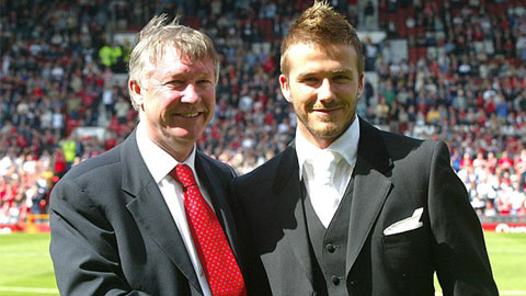 Beckham không giận những lời bình xét của Sir Alex