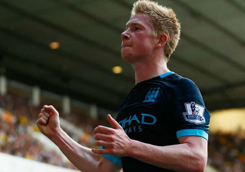 Kevin De Bruyne (Man City - 34,1km/h)