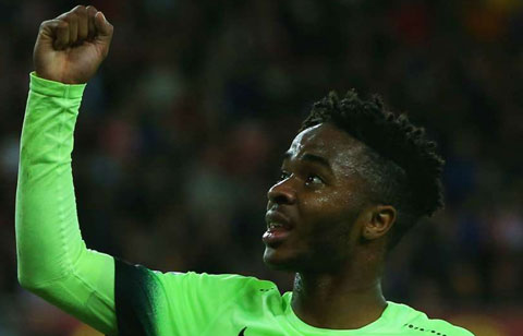 Raheem Sterling (Man City - 34,11km/h)