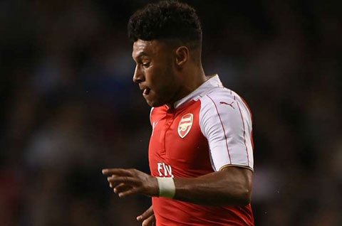 Alex Oxlade-Chamberlain (Arsenal - 34km/h)