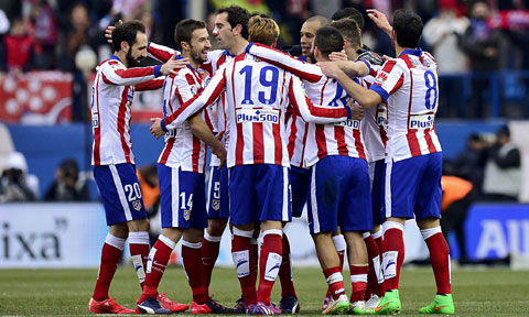 Atletico mới phải nhận 15 thẻ vàng ở La Liga 