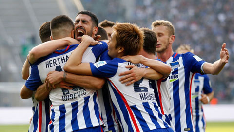 Bóng đá - Vòng 8 Bundesliga: Hertha Berlin và M’gladbach thăng hoa, Wolfsburg tiếp đà sa sút