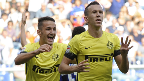 Bóng đá - Giành 1 điểm tại Sampdoria, Inter thoát thua nhờ Perisic