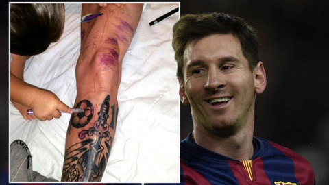 Bóng đá - Messi càng xăm, càng đen