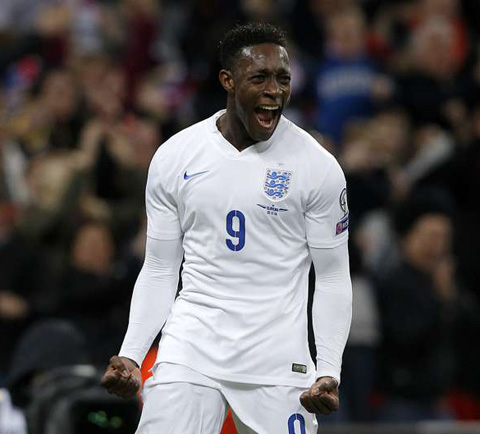 Tiền đạo Danny Welbeck (Anh): 6 bàn/403 phút