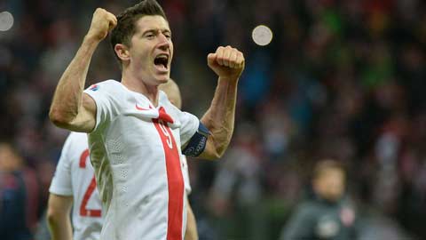 Lewandowski xứng đáng là cánh chim đầu đàn của Ba Lan