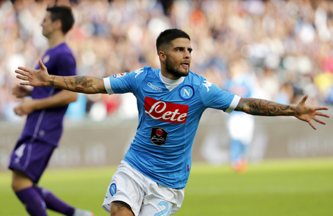 Insigne giúp đội bóng miền Nam vươn lên với pha ghi bàn ấn tượng